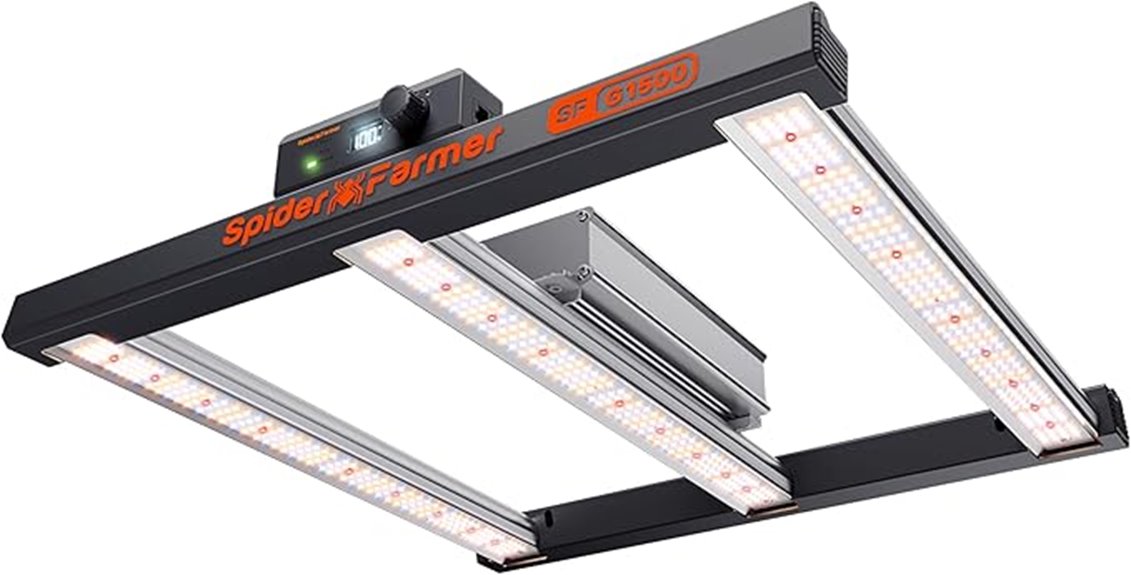 spider farmer g1500 grow light