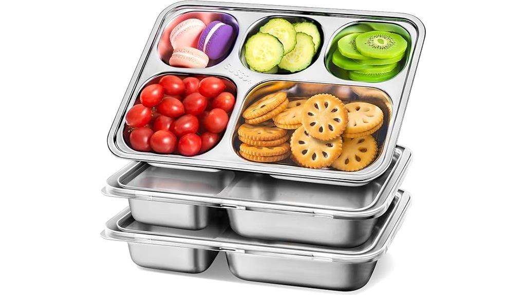 stainless steel snack pack