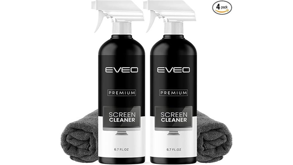 streak free tv screen cleaning