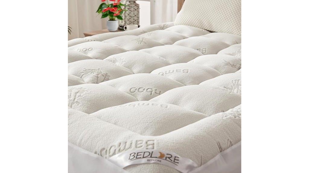 stretchable bed mattress topper