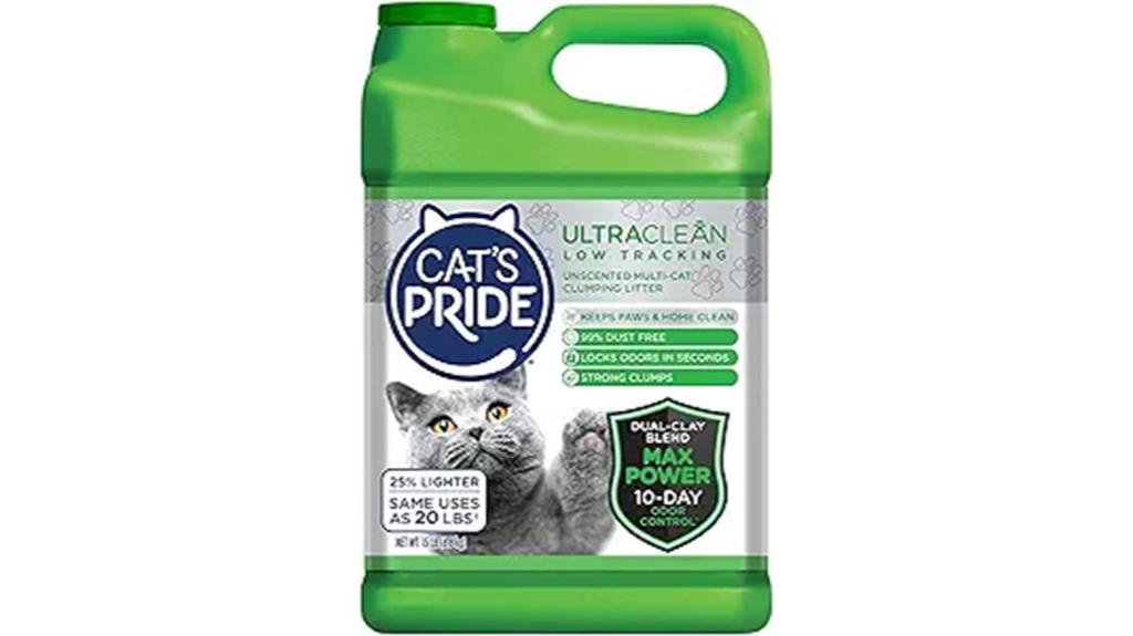 strong multi cat clumping litter