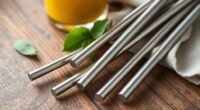 stylish eco friendly drinking straws