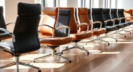 stylish vegan leather office chairs