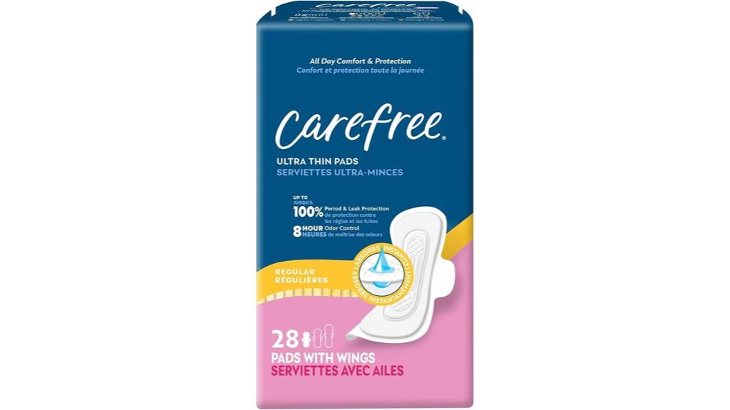 thin winged regular pads