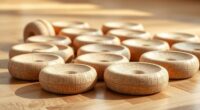 top natural cork yoga wheels
