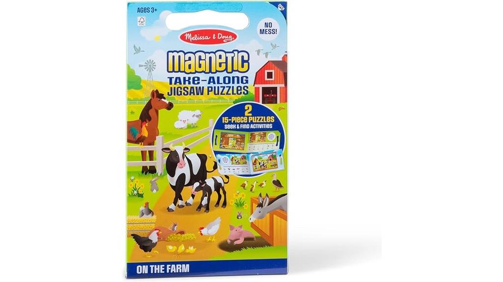 travel friendly farm puzzles