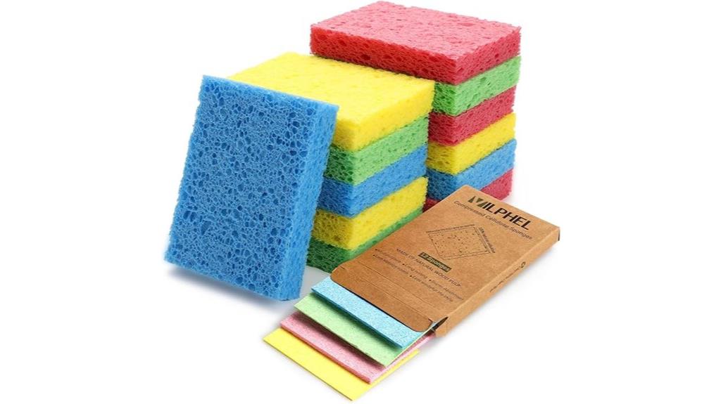 twelve multipurpose kitchen sponges