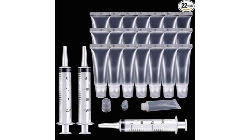 twenty two lip gloss containers
