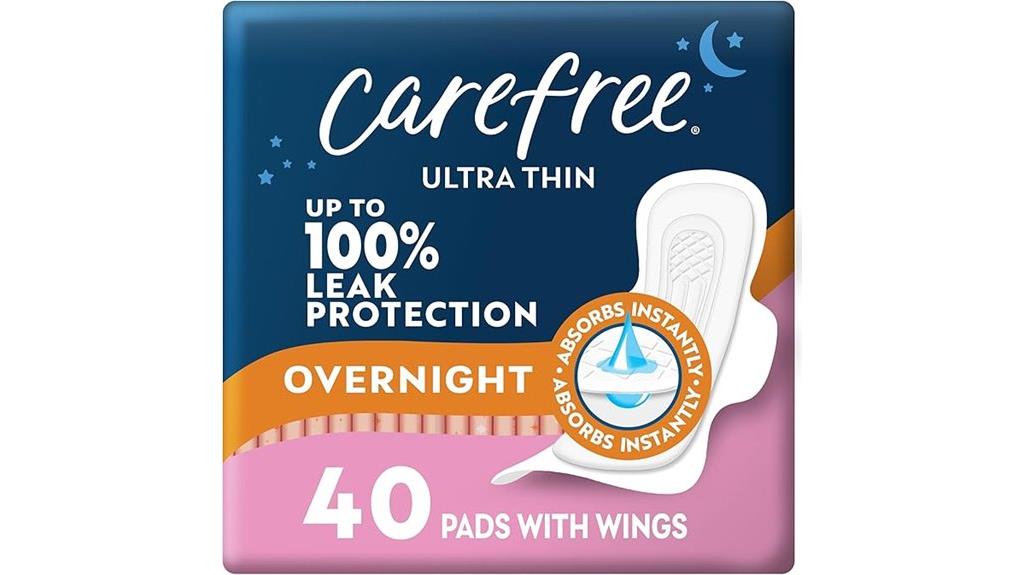 ultra thin overnight pads