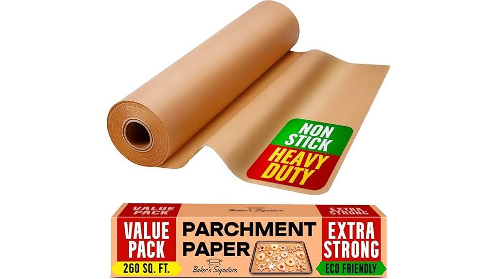 unbleached parchment paper roll