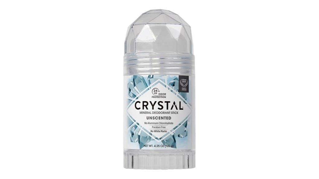 unscented crystal deodorant stick