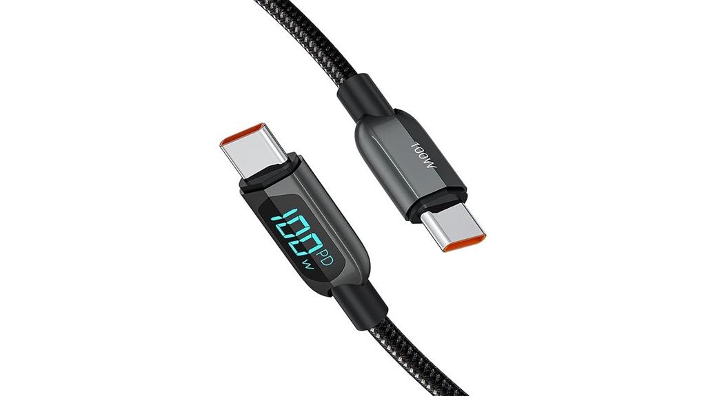 usb c 100w led cable
