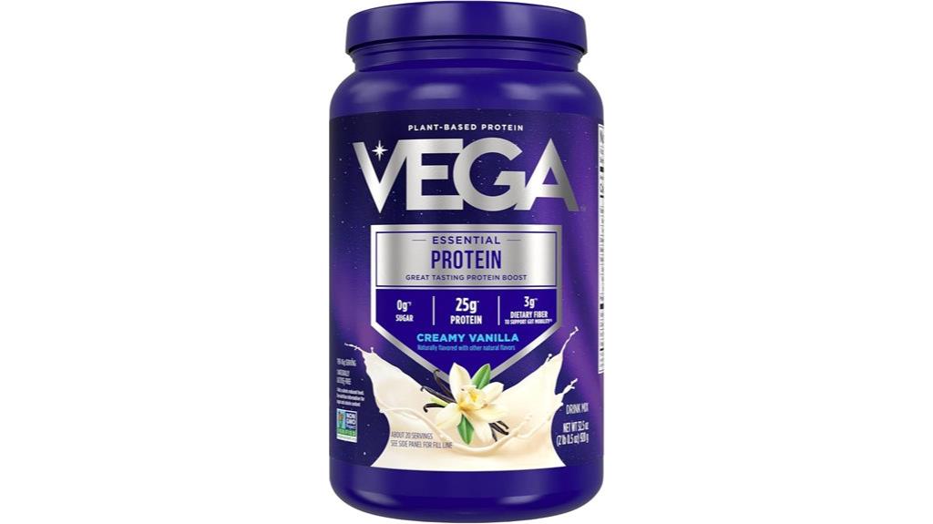 vega vanilla plant protein