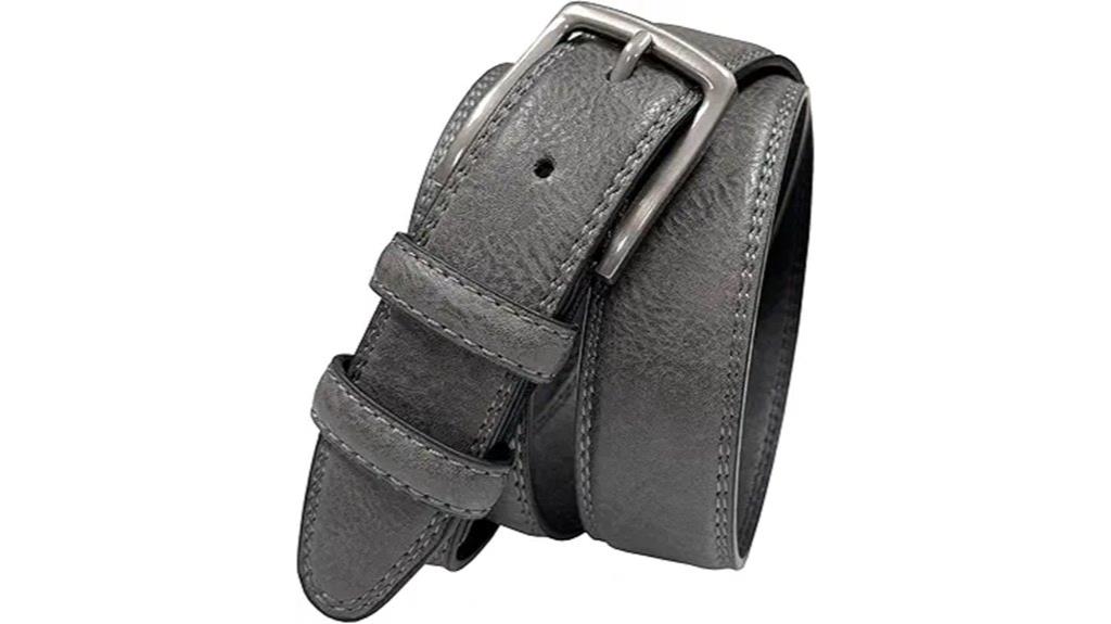 vegan leather belt width
