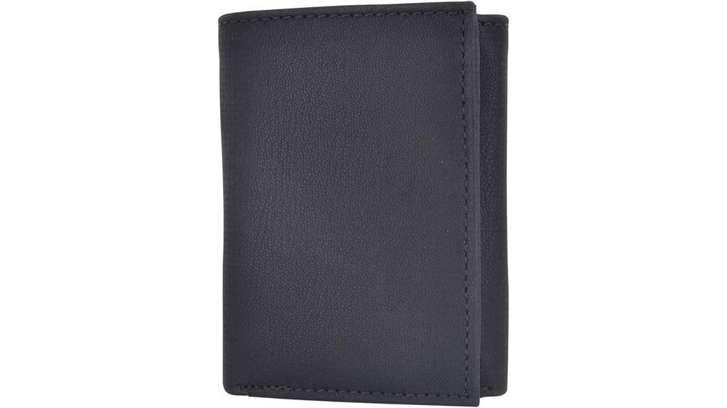 vegan men s trifold wallets