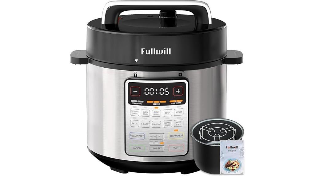 versatile 6 quart pressure cooker