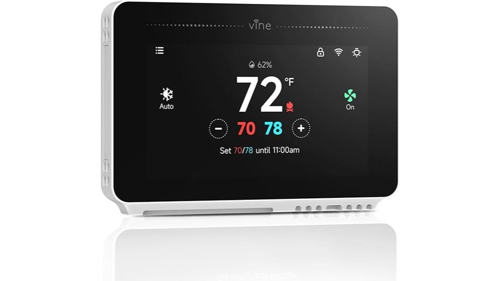 vine touch wifi thermostat