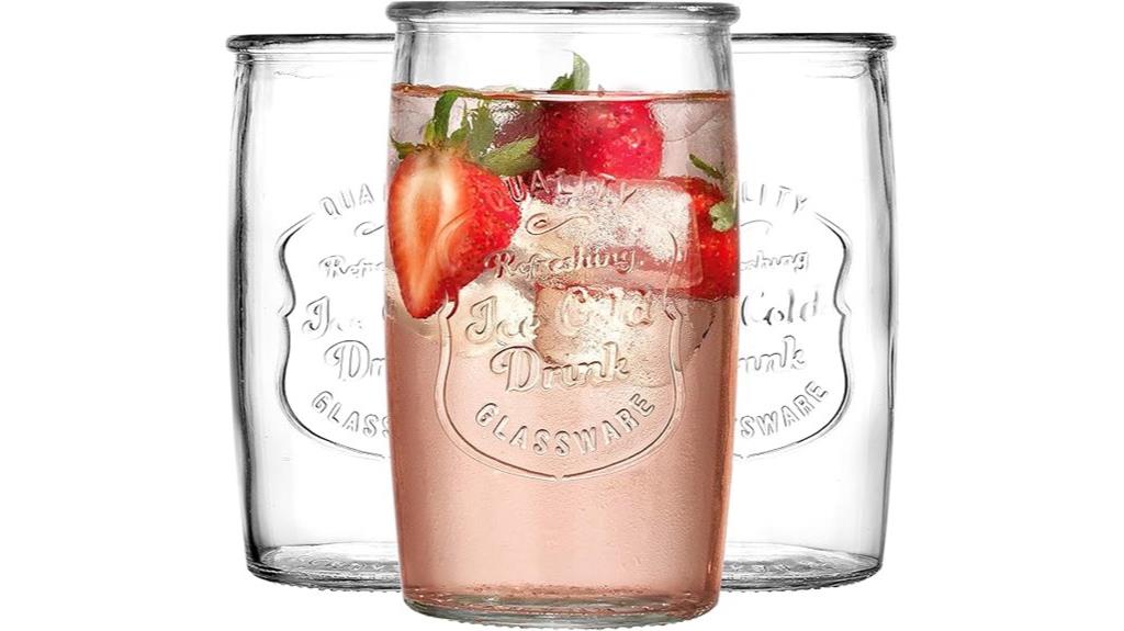 vintage italian glassware set