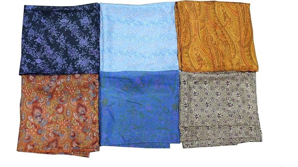 vintage silk sari scarves
