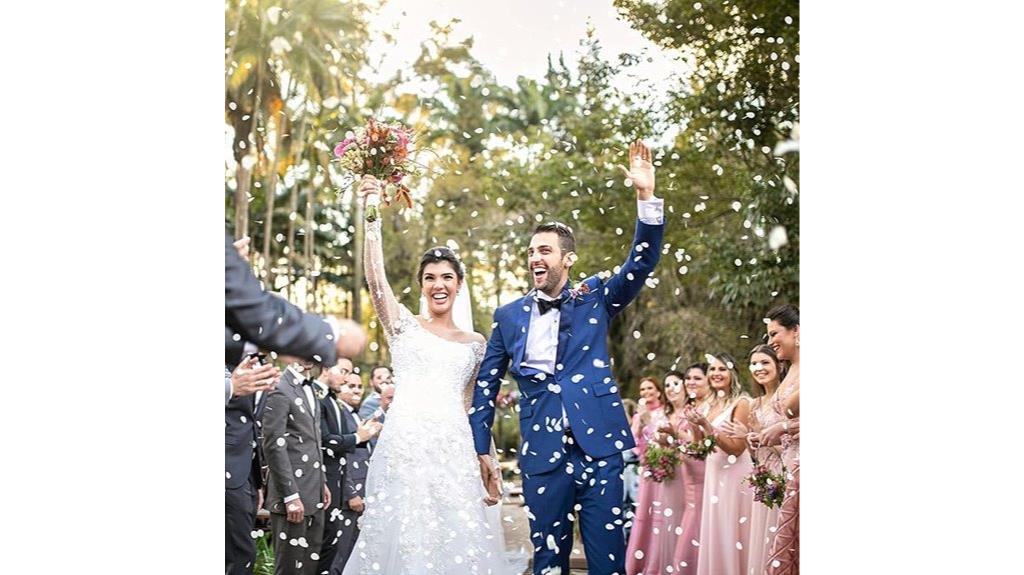 water soluble rice paper confetti