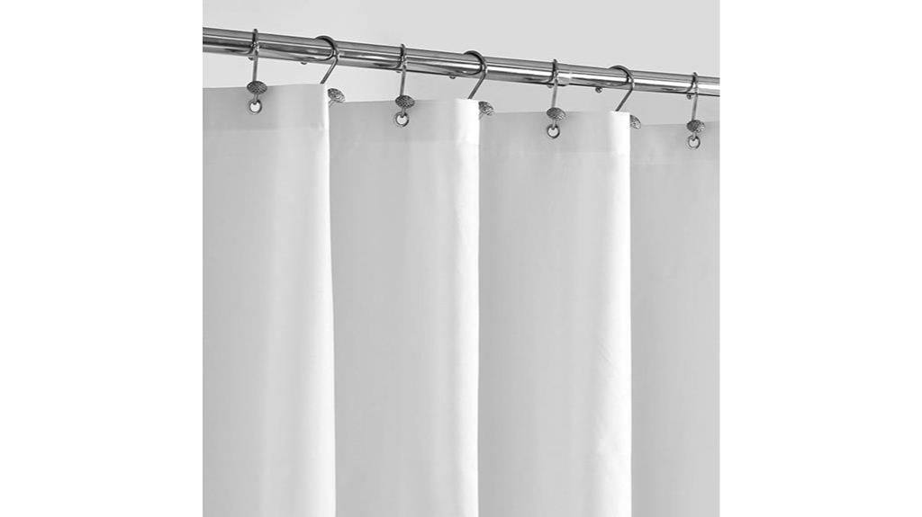 waterproof magnet shower curtain