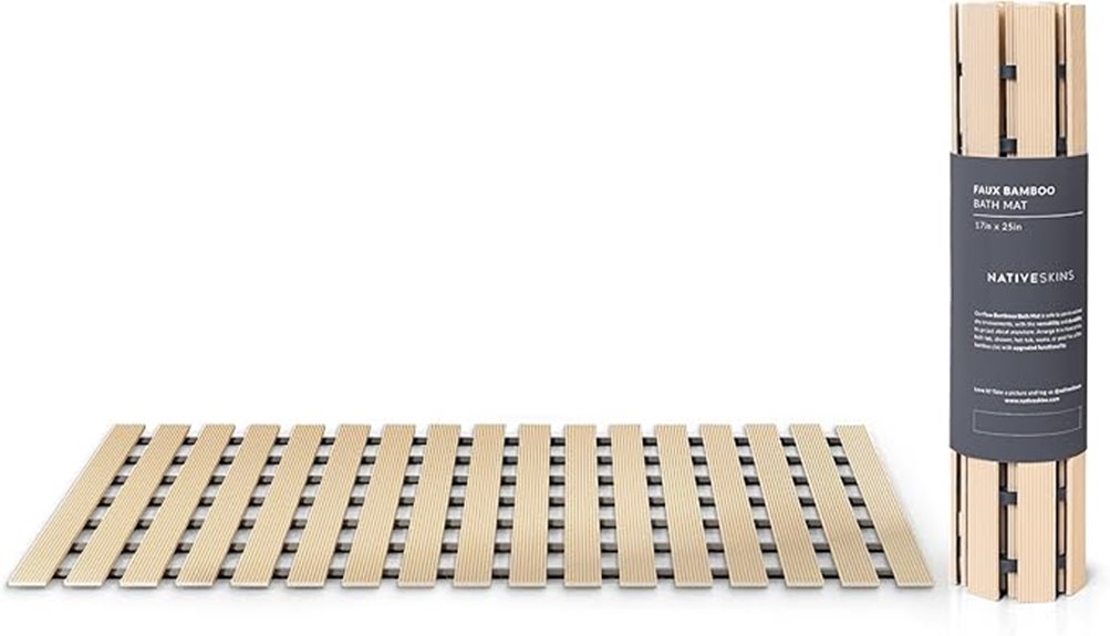 waterproof non slip shower mat