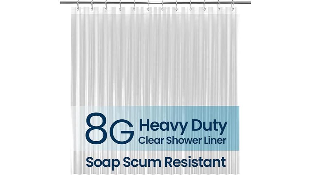 waterproof plastic shower curtain