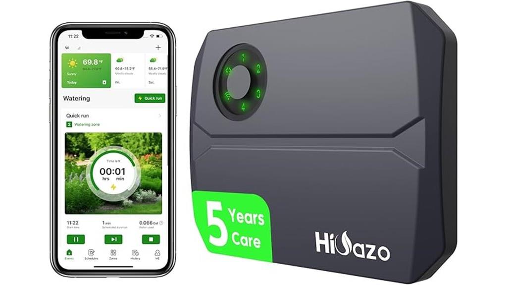 wifi irrigation with app