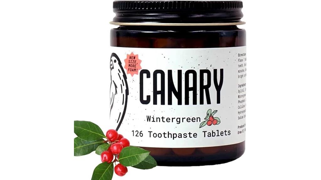 wintergreen toothpaste tablets