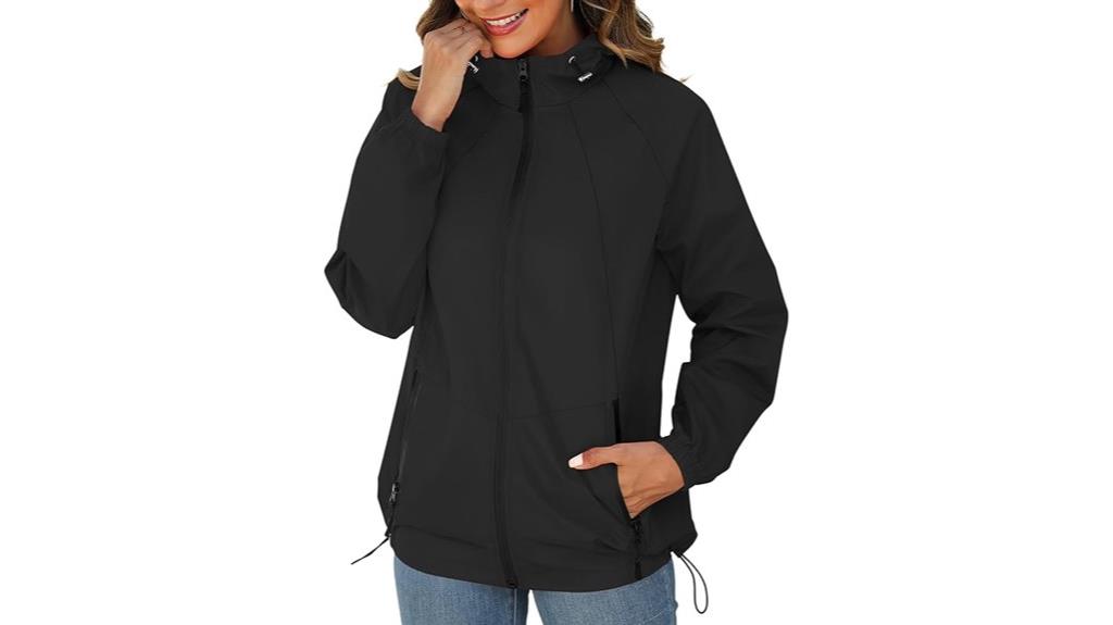 women s waterproof rain jacket