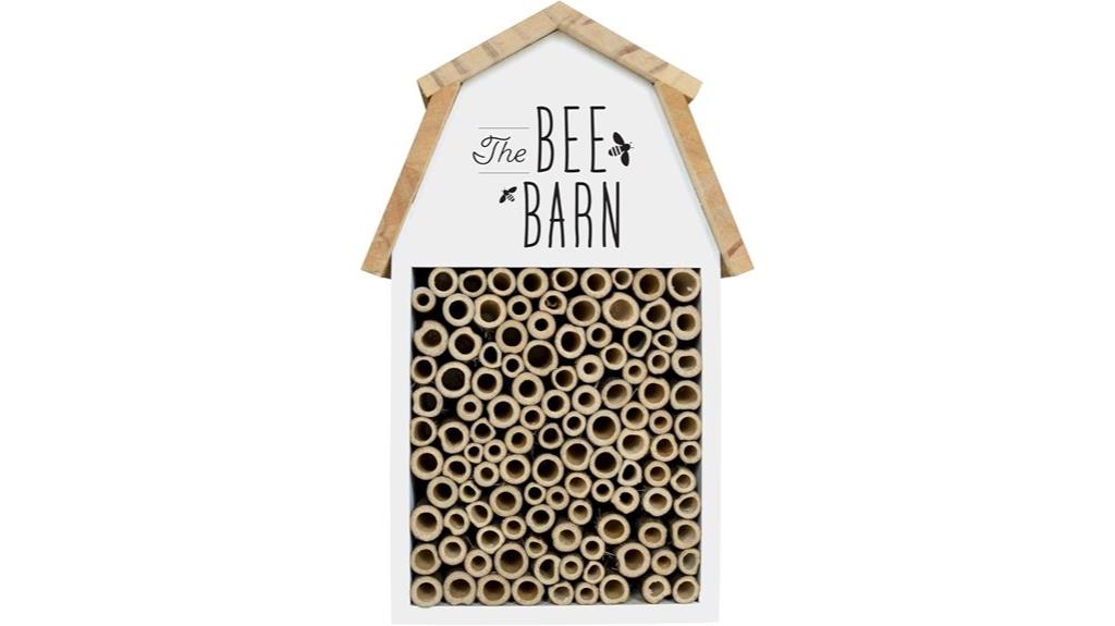 wooden bee pollinator habitat