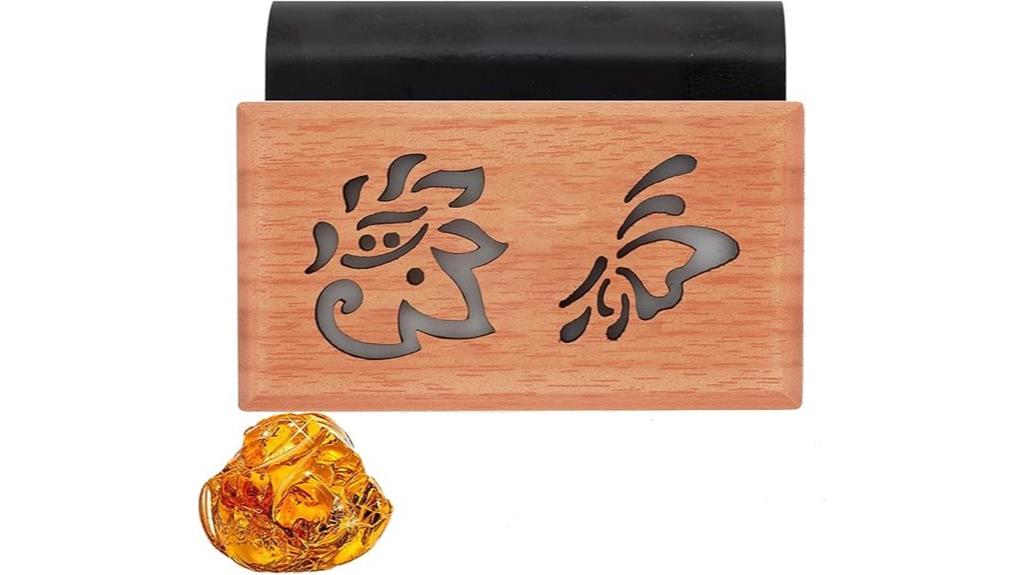 wooden car scent diffuser