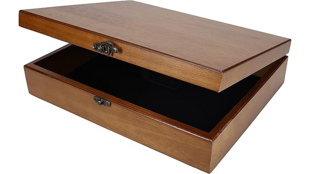 wooden keepsake box