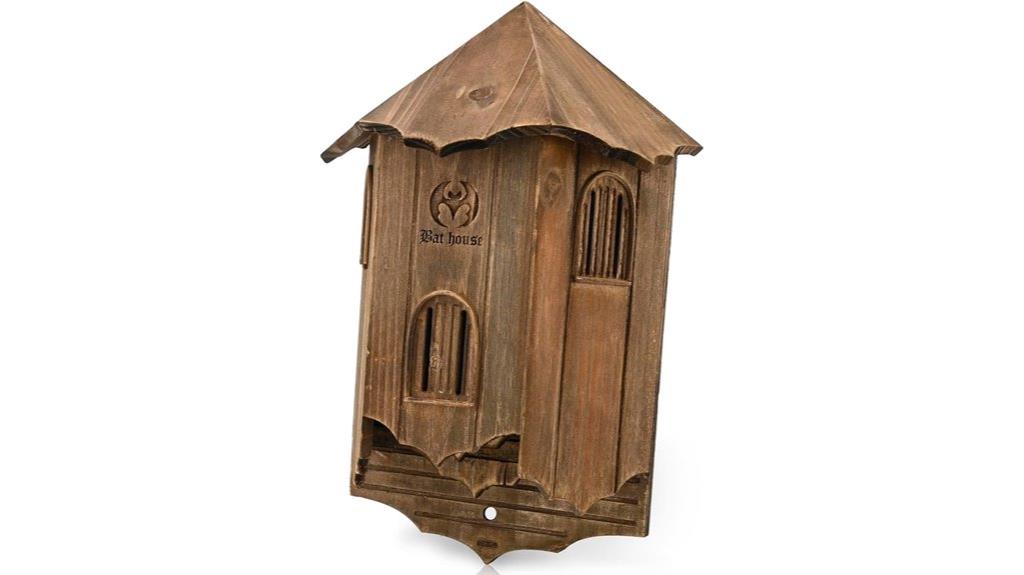 wooden outdoor bat shelter