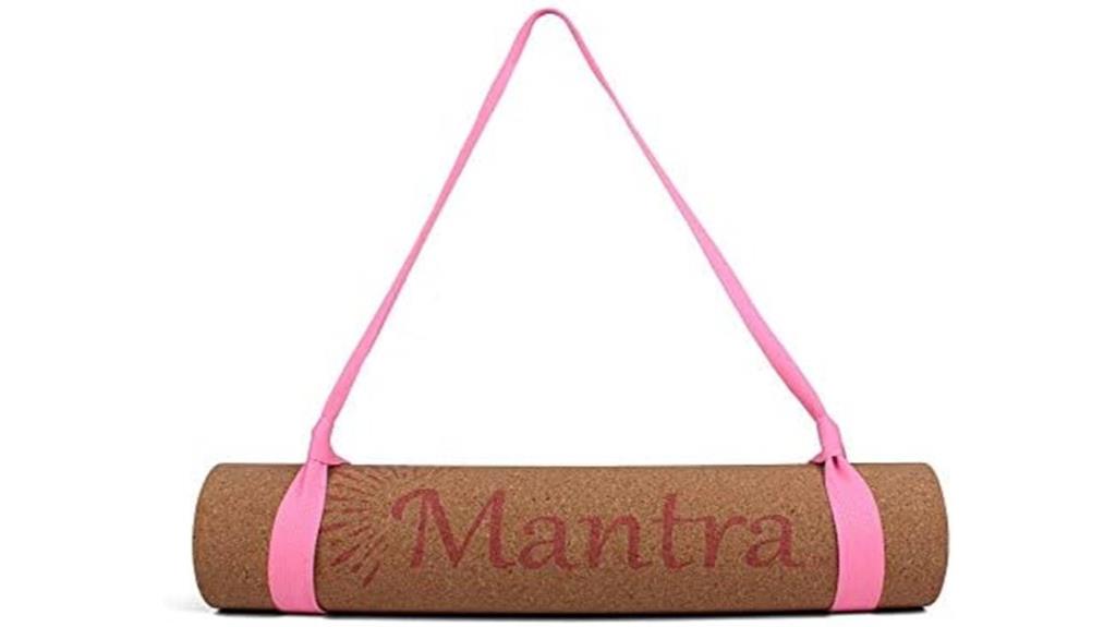 yoga mat with strap