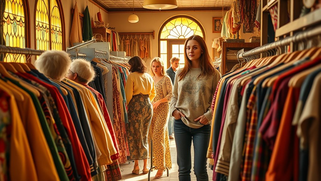 thrifted vintage accessories promote sustainability