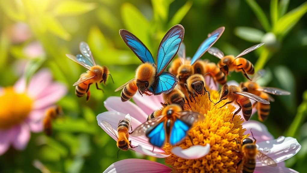 urban gardens support pollinators