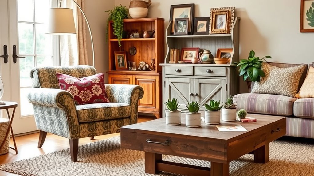 vintage charm and sustainability