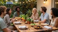 eco friendly dinner party