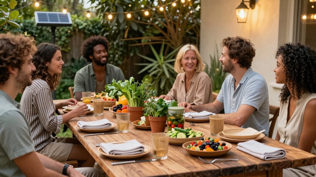 eco friendly dinner party