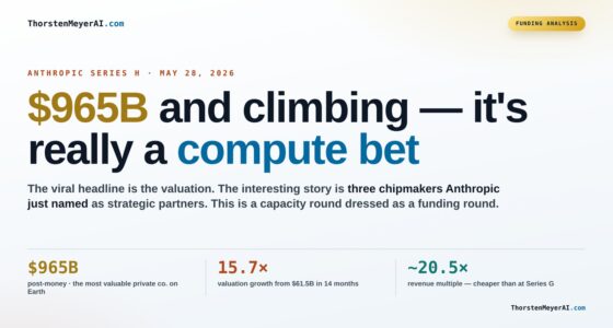 Anthropic's $965B Series H: Paving the Way for Next-Gen AI Compute