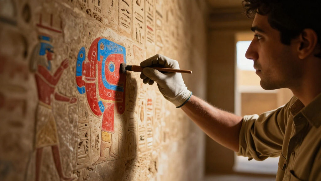 4,400-Year-Old Tomb Of Egyptian Judge Found At Saqqara With Colors On Walls