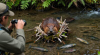 Artificial Beaver Dams Saw Juvenile Coho Salmon Survival Rates Go From 8% To 60%