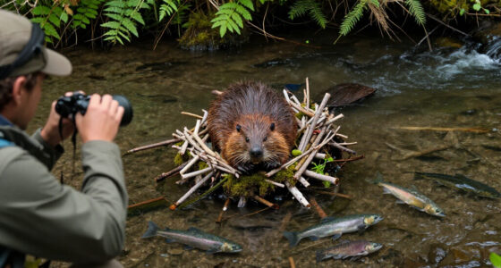 Artificial Beaver Dams Saw Juvenile Coho Salmon Survival Rates Go From 8% To 60%