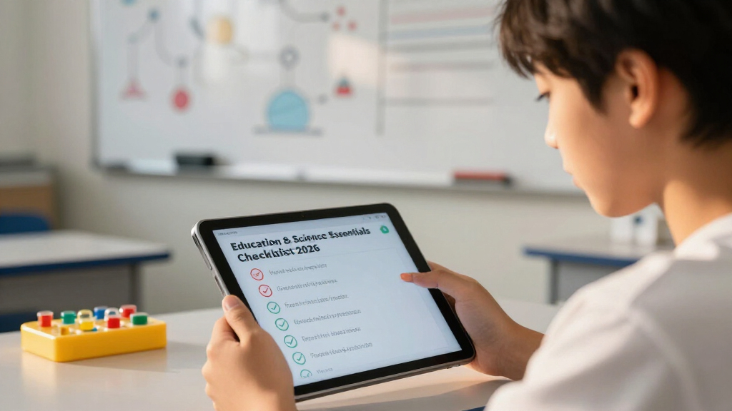 Education & Science Essentials Checklist 2026